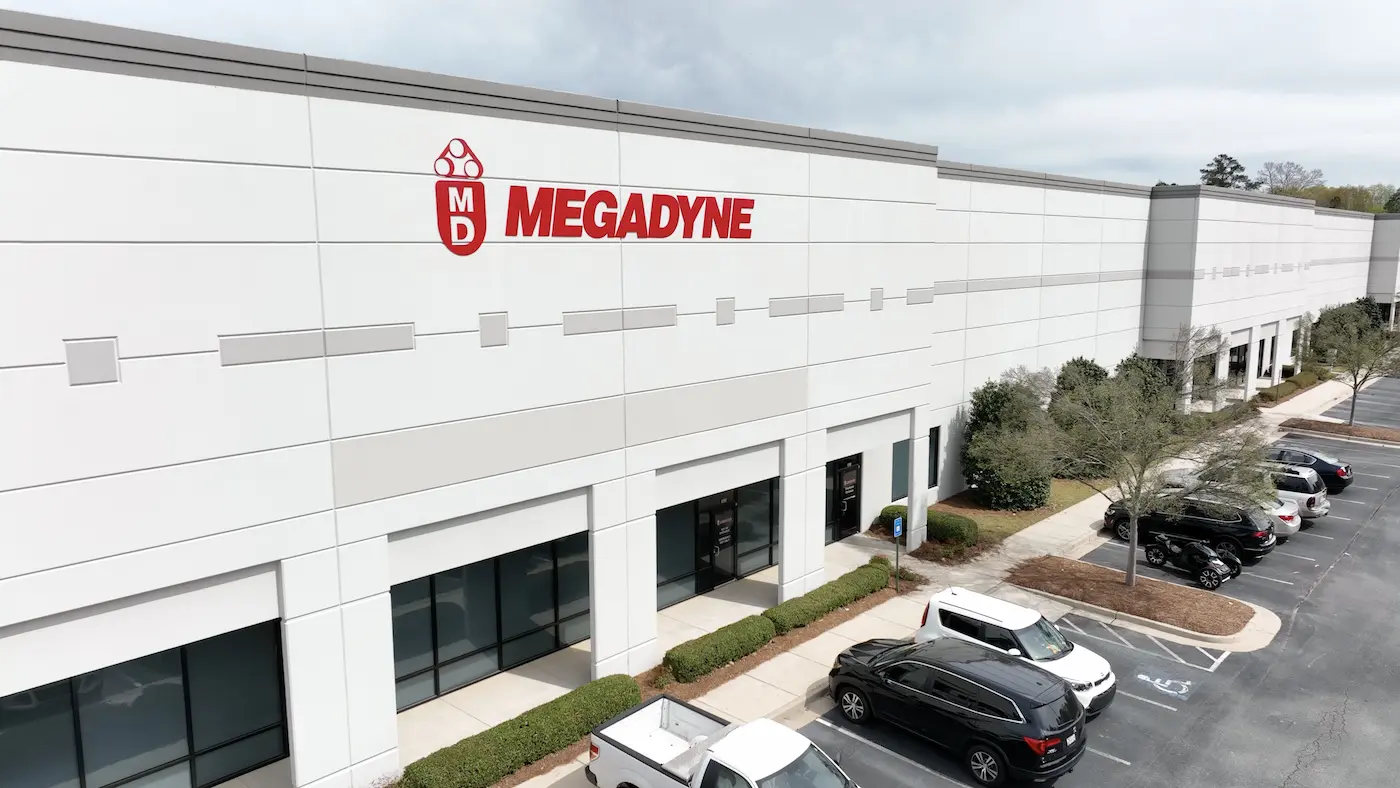 industrial corporate headquarters of Megadyne company