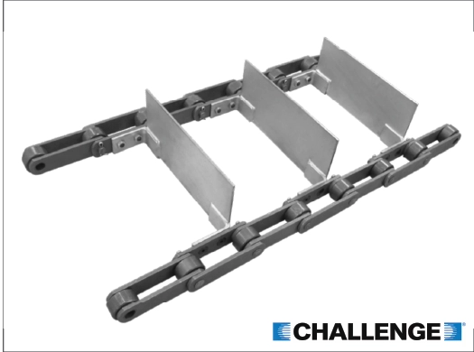 125mm Pitch Twin Strand Bolted Scraper Chain Pin and Bush